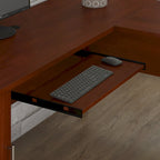 Bureau d'angle en L de 183 cm avec rangement