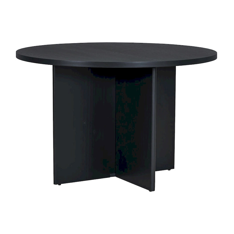 Ensemble de salle à manger moderne de 5 pièces (avec piédestal et chaises rembourrées)