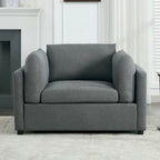 50 fauteuils surdimensionnés avec pouf, chaise d'appoint moderne, support lombaire, canapé de lecture pour chambre à coucher