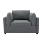 50 fauteuils surdimensionnés avec pouf, chaise d'appoint moderne, support lombaire, canapé de lecture pour chambre à coucher
