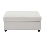 50 fauteuils surdimensionnés avec pouf, chaise d'appoint moderne, support lombaire, canapé de lecture pour chambre à coucher