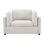 50 fauteuils surdimensionnés avec pouf, chaise d'appoint moderne, support lombaire, canapé de lecture pour chambre à coucher