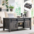Table basse relevable de style ferme, table basse rustique en bois