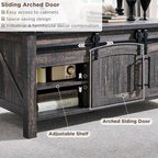 Table basse relevable de style ferme, table basse rustique en bois