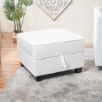 Collection de canapés modulaires modernes convertibles à faire soi-même – Modules pouf central et accoudoirs en option