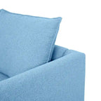 Collection de canapés modulaires modernes convertibles à faire soi-même – Modules pouf central et accoudoirs en option
