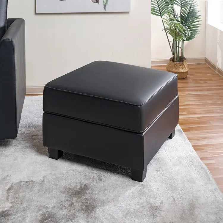 Collection de canapés modulaires modernes convertibles à faire soi-même – Modules pouf central et accoudoirs en option