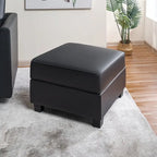 Collection de canapés modulaires modernes convertibles à faire soi-même – Modules pouf central et accoudoirs en option