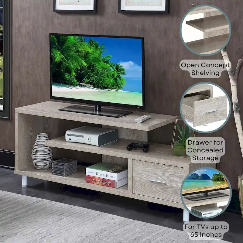Meuble TV pour téléviseurs jusqu'à 65 pouces