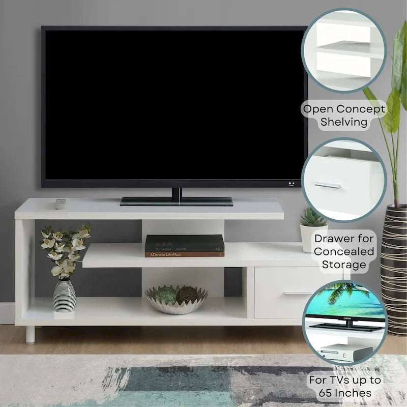 Meuble TV pour téléviseurs jusqu'à 65 pouces