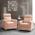 Fauteuil inclinable électrique contemporain et classique en cuir véritable de 34,65 po de largeur avec port USB