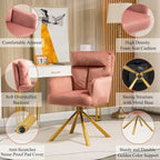 Chaise pivotante de salon pour cuisine, salle à manger et maison