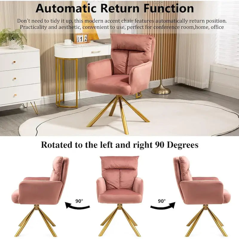 Chaise pivotante de salon pour cuisine, salle à manger et maison