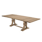 Table à manger extensible en bois rustique de la meilleure qualité