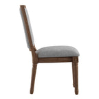 Chaises de salle à manger élégantes en lin