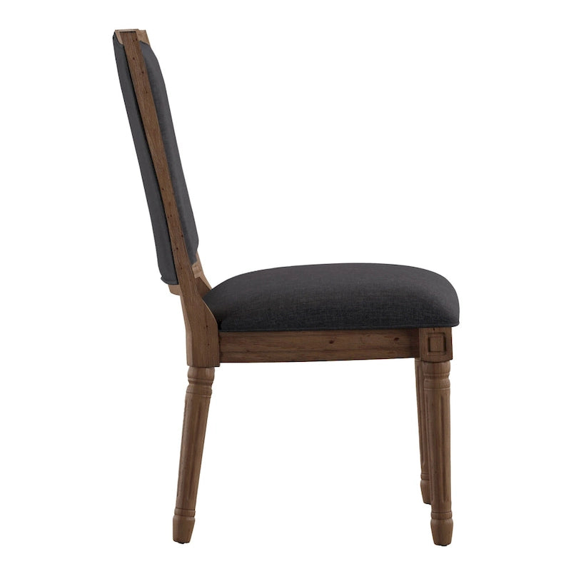 Chaises de salle à manger élégantes en lin