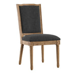 Chaises de salle à manger élégantes en lin