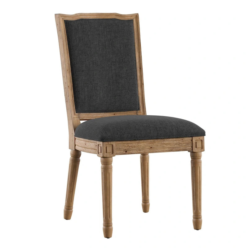 Chaises de salle à manger élégantes en lin