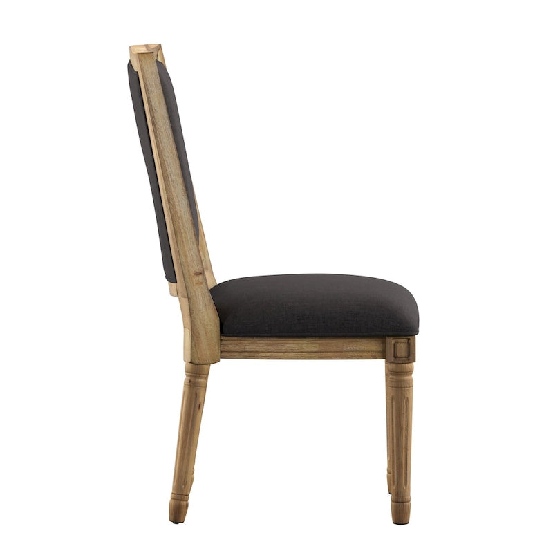 Chaises de salle à manger élégantes en lin