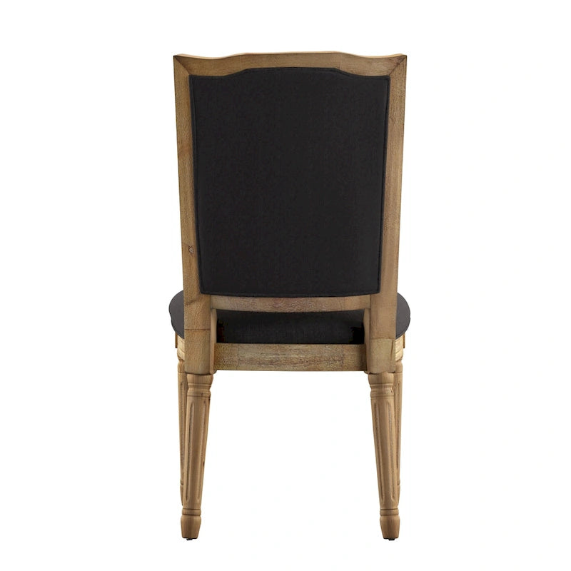 Chaises de salle à manger élégantes en lin