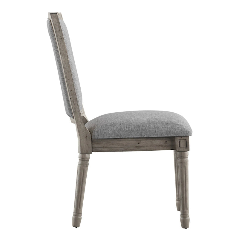 Chaises de salle à manger élégantes en lin