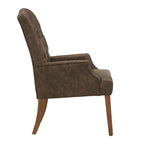 Chaise de salle à manger capitonnée de qualité supérieure (avec accoudoirs)