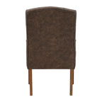 Chaise de salle à manger capitonnée de qualité supérieure (avec accoudoirs)