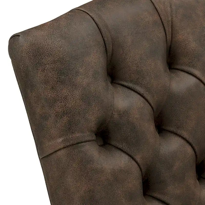 Chaise de salle à manger capitonnée de qualité supérieure (avec accoudoirs)