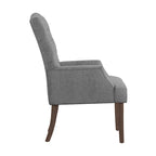 Chaise de salle à manger capitonnée de qualité supérieure (avec accoudoirs)