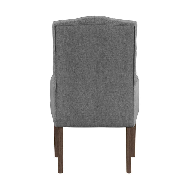 Chaise de salle à manger capitonnée de qualité supérieure (avec accoudoirs)