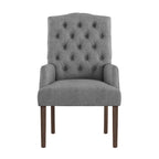 Chaise de salle à manger capitonnée de qualité supérieure (avec accoudoirs)