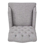 Chaise de salle à manger capitonnée de qualité supérieure (avec accoudoirs)