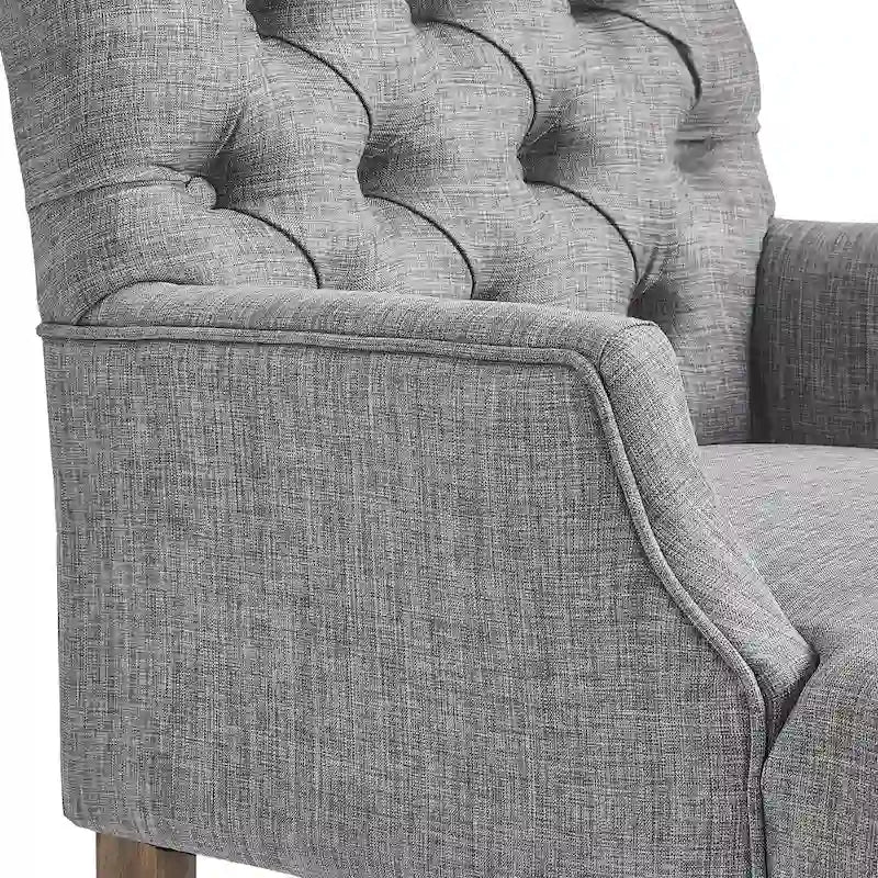 Chaise de salle à manger capitonnée de qualité supérieure (avec accoudoirs)