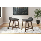 Tabouret de bar rembourré hauteur comptoir - 19 larg. x 20 prof. x 29 haut.