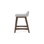 Tabouret de bar rembourré hauteur comptoir - 19 larg. x 20 prof. x 29 haut.