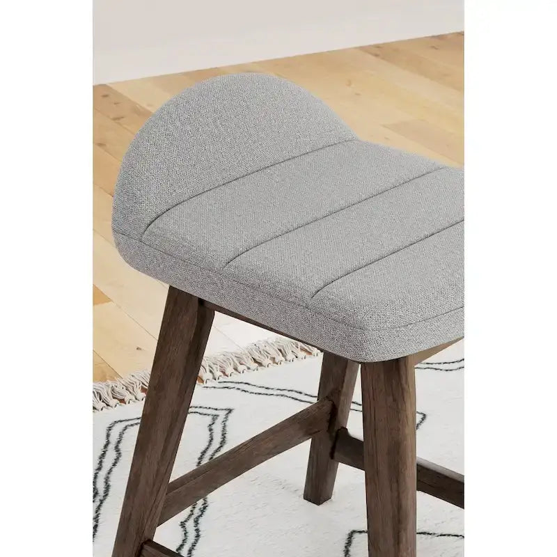 Tabouret de bar rembourré hauteur comptoir - 19 larg. x 20 prof. x 29 haut.
