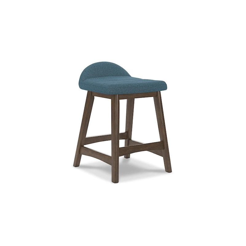 Tabouret de bar rembourré hauteur comptoir - 19 larg. x 20 prof. x 29 haut.