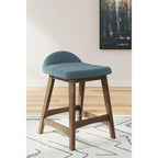 Tabouret de bar rembourré hauteur comptoir - 19 larg. x 20 prof. x 29 haut.
