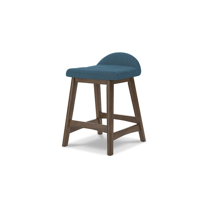 Tabouret de bar rembourré hauteur comptoir - 19 larg. x 20 prof. x 29 haut.