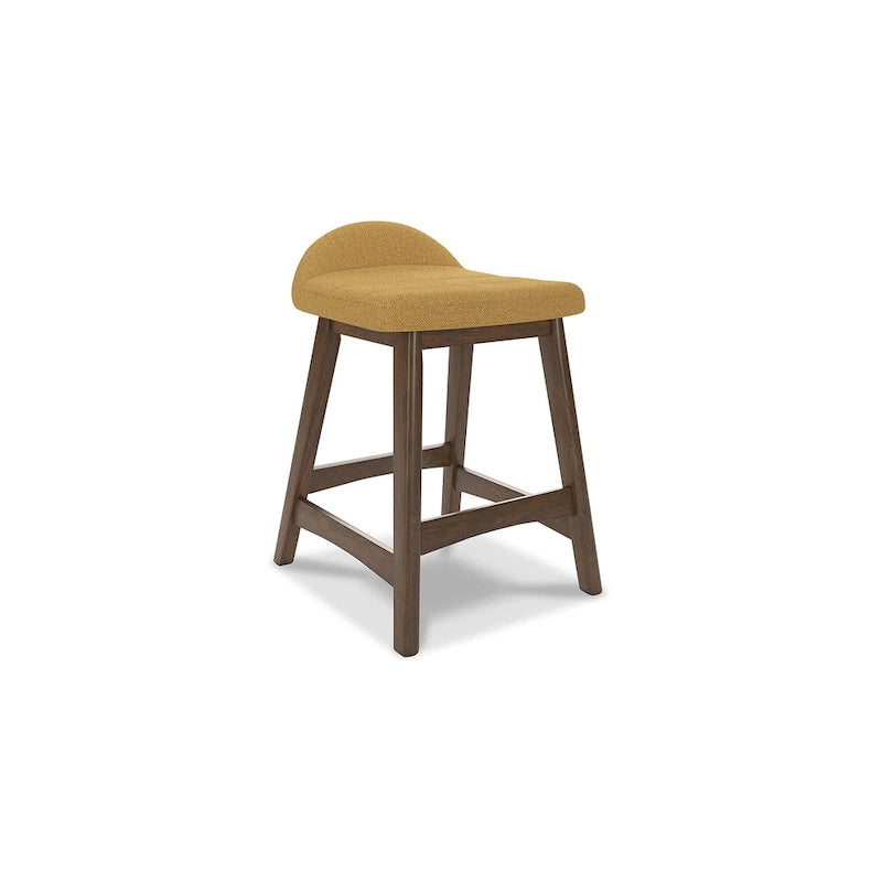 Tabouret de bar rembourré hauteur comptoir - 19 larg. x 20 prof. x 29 haut.