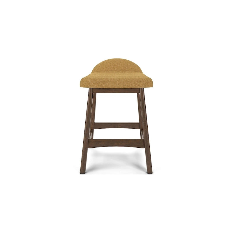 Tabouret de bar rembourré hauteur comptoir - 19 larg. x 20 prof. x 29 haut.