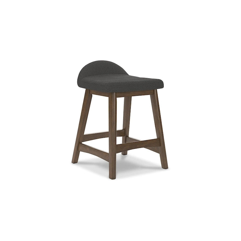 Tabouret de bar rembourré hauteur comptoir - 19 larg. x 20 prof. x 29 haut.