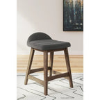 Tabouret de bar rembourré hauteur comptoir - 19 larg. x 20 prof. x 29 haut.