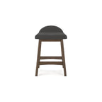 Tabouret de bar rembourré hauteur comptoir - 19 larg. x 20 prof. x 29 haut.