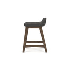 Tabouret de bar rembourré hauteur comptoir - 19 larg. x 20 prof. x 29 haut.