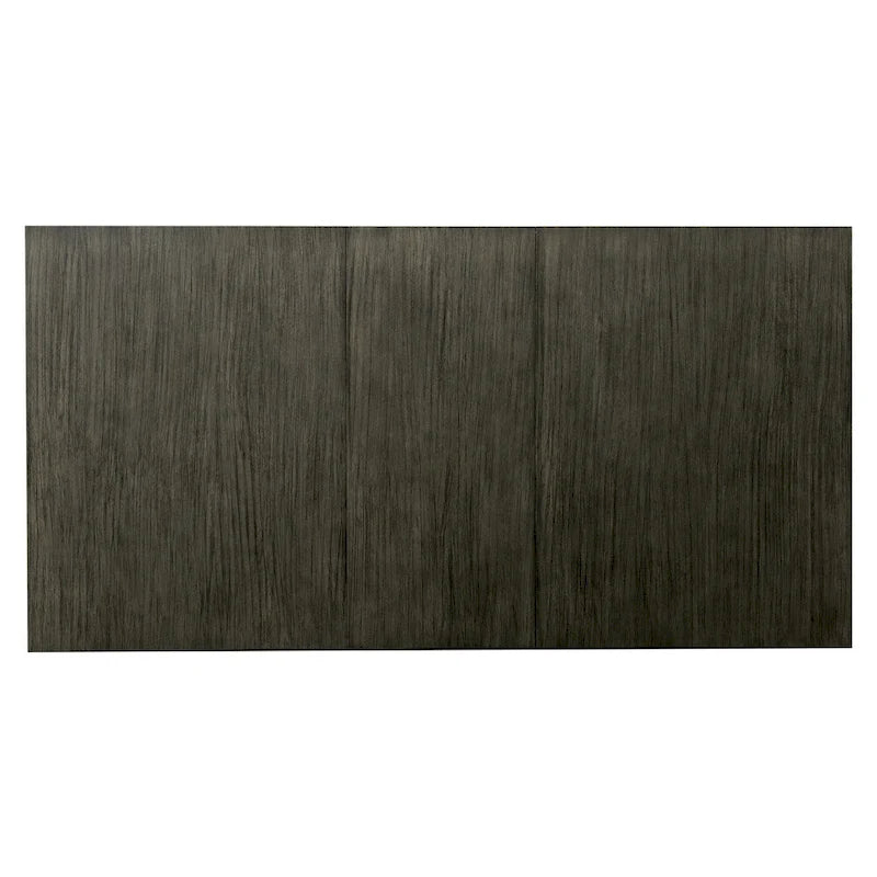 Table à manger extensible en bois massif Country Gray de 78 pouces