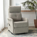 Fauteuil inclinable électrique avec assistance au lever et base métallique