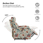 Fauteuil inclinable électrique avec assistance au lever et base métallique