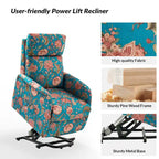 Fauteuil inclinable électrique avec assistance au lever et base métallique