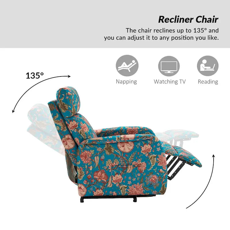 Fauteuil inclinable électrique avec assistance au lever et base métallique